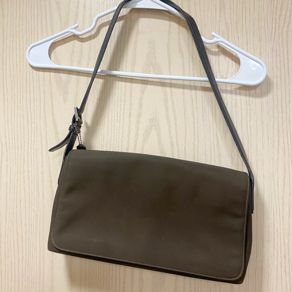 Coach Brown Shoulder Flap Bag - Picture 1 of 12